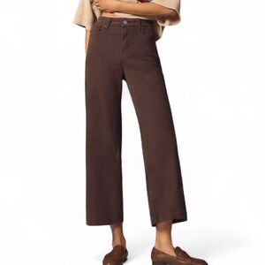 PAIGE Anessa High Rise Crop Wide Leg Jeans, size 32